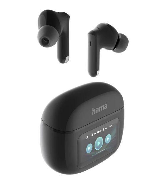 Hama 221820 Spirit Touch In-Ear Bluetooth Kopfhörer Kabellos TWS  (Schwarz) f&uuml;r 44,49 Euro