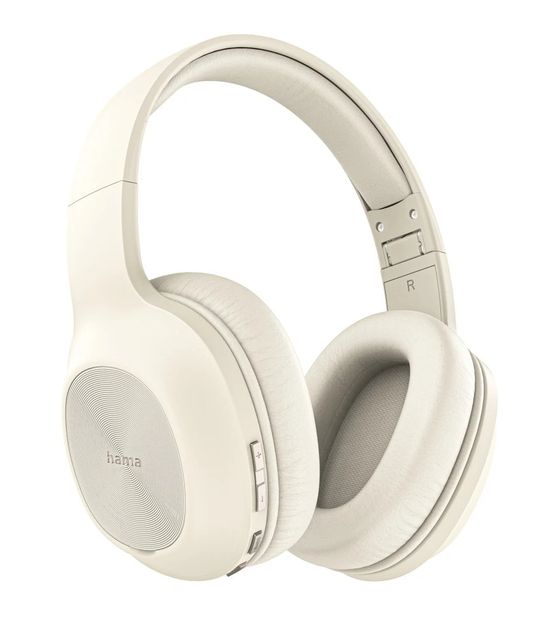 Hama 221822 Spirit Calypso X Over Ear Bluetooth Kopfhörer kabellos 60 h Laufzeit USB Typ-C  (Beige) f&uuml;r 39,49 Euro