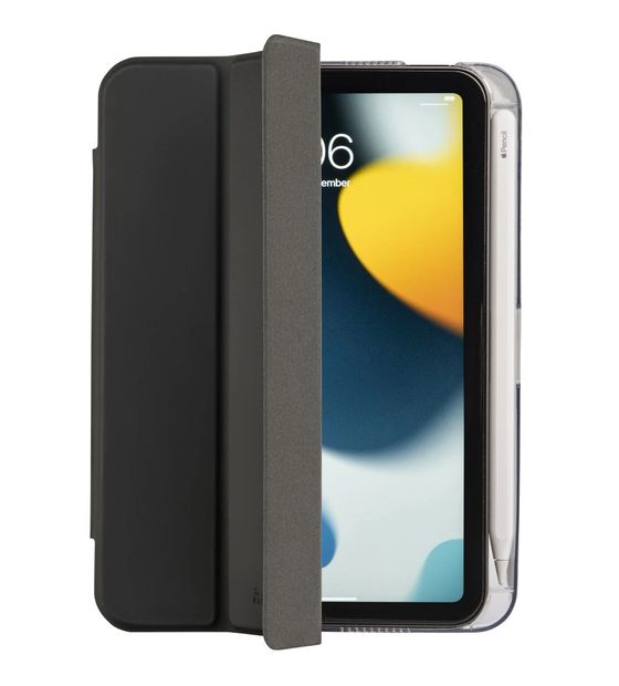 Hama 222021 Fold Clear Folio aus Kunststoff für Apple iPad mini 8.3" (7. Gen. 2024) bis 21,1 cm (8.3") Schmutzabweisend, Staubresistent, Kratzresistent (Schwarz) f&uuml;r 24,49 Euro