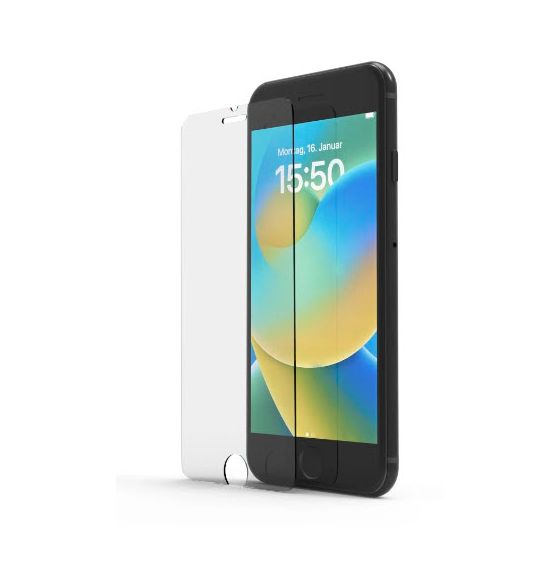 Hama 222711 Clear Protect Klare Bildschirmschutzfolie gehärtetes Glas 9H für  Apple iPhone 7/8/SE 2020/SE 2022 Schlagfest, Schlagfest, Kratzresistent f&uuml;r 16,49 Euro