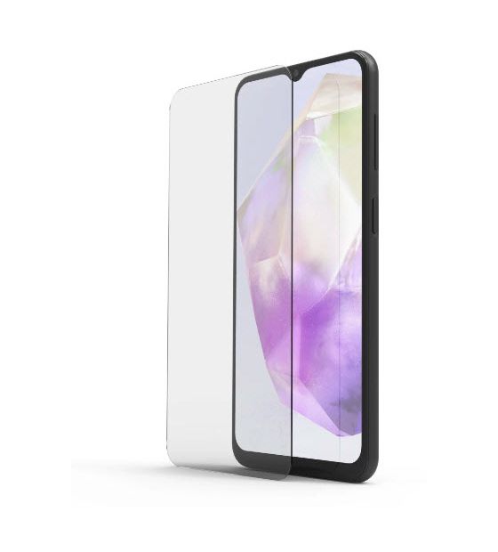 Hama 222718 Clear Protect Klare Bildschirmschutzfolie gehärtetes Glas 9H für  Samsung Galaxy A35 5G Schlagfest, Schlagfest, Kratzresistent f&uuml;r 15,99 Euro