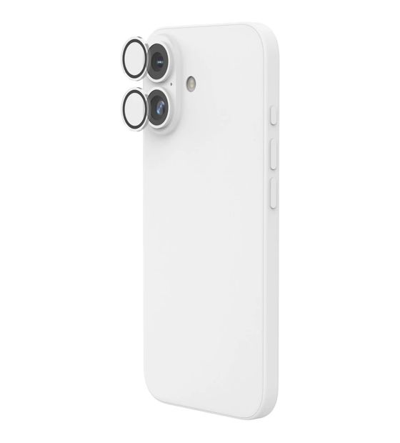 Hama 222795 Lens Protect Kameraobjektivschutz gehärtetes Glas 9H für  Apple iPhone 16 / 16 Plus Tropfsicher, Schlagfest, Schlagfest, Kratzresistent, Splitterfrei f&uuml;r 12,99 Euro