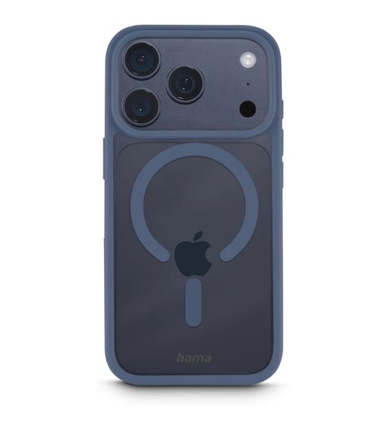 Hama 232426 Frame Protect Cover für Apple iPhone 17 Pro  (Transparent, Blau) f&uuml;r 20,99 Euro