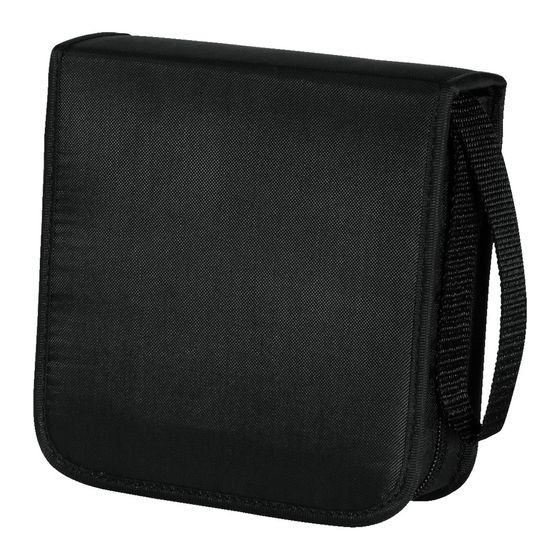 Hama CD Wallet Nylon 40, black f&uuml;r 9,99 Euro