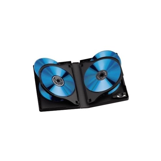 Hama DVD Box 6, Black, Pack - 3 pieces  f&uuml;r 9,49 Euro