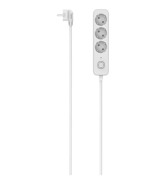 Hama Steckdosenleiste, 3-fach, mit Schalter, 1,4 m, Weiß f&uuml;r 7,99 Euro