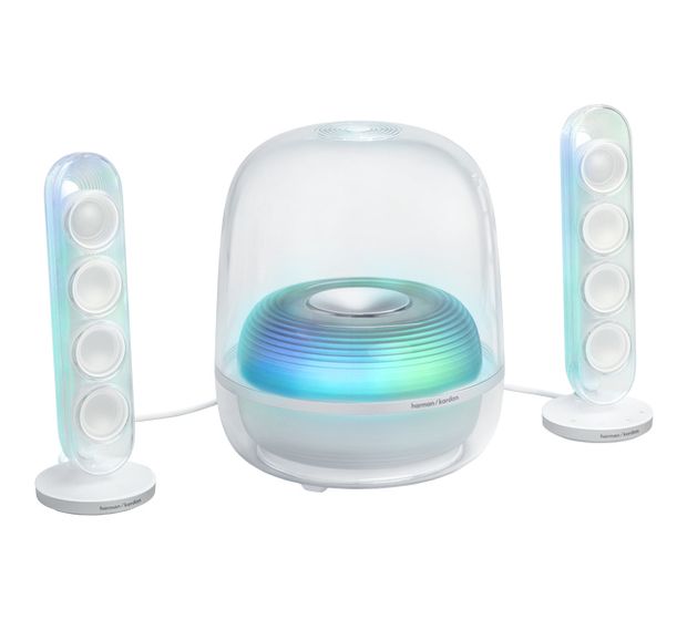 Harman/Kardon SoundSticks 5 190 W Bluetooth Lautsprecher  (Weiß) f&uuml;r 352,00 Euro