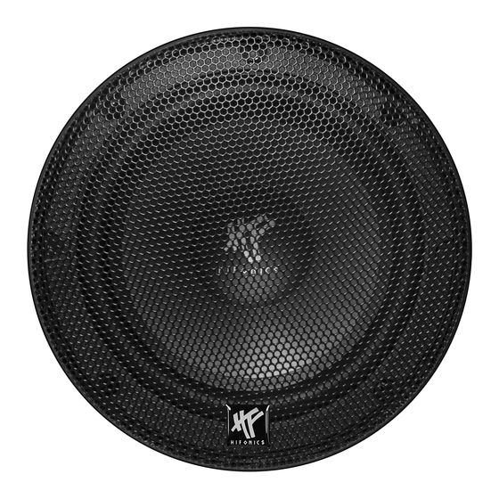 Hifonics VX6.2W Einbaulautsprecher 200 W f&uuml;r 46,99 Euro