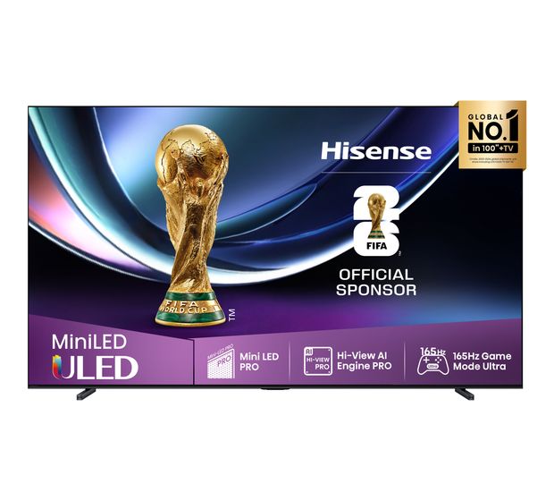 Hisense 100U7Q Pro LED 2,54 m (100 Zoll) Fernseher 4K Ultra HD VESA 800 x 400 mm f&uuml;r 2.557,00 Euro