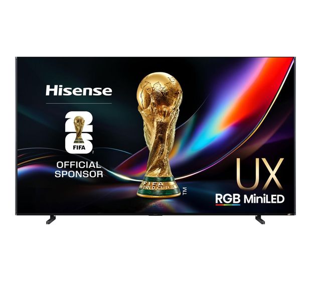 Hisense 100UXQ LCD/TFT 2,54 m (100 Zoll) Fernseher 4K Ultra HD VESA 1000 x 600 mm  (Schwarz, Grau) f&uuml;r 12.222,00 Euro