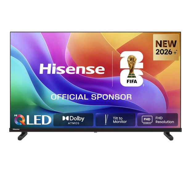 Hisense 32A59S QLED 81,3 cm (32 Zoll) Fernseher Full HD VESA 100 x 100 mm f&uuml;r 281,99 Euro