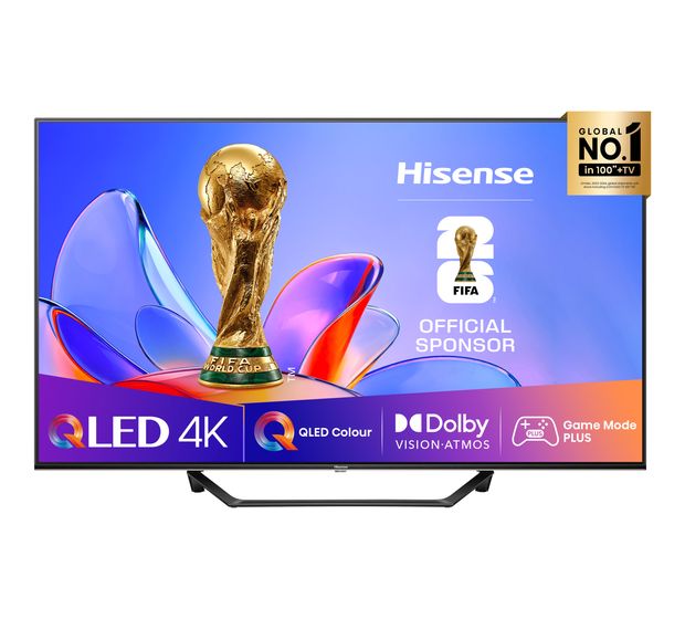 Hisense 43A7Q QLED 109,2 cm (43 Zoll) Fernseher 4K Ultra HD VESA 200 x 200 mm f&uuml;r 376,00 Euro