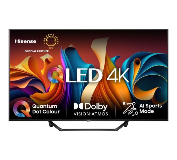 Hisense 50A79NQ QLED 127 cm (50 Zoll) Fernseher 4K Ultra HD VESA 300 x 200 mm f&uuml;r 449,00 Euro