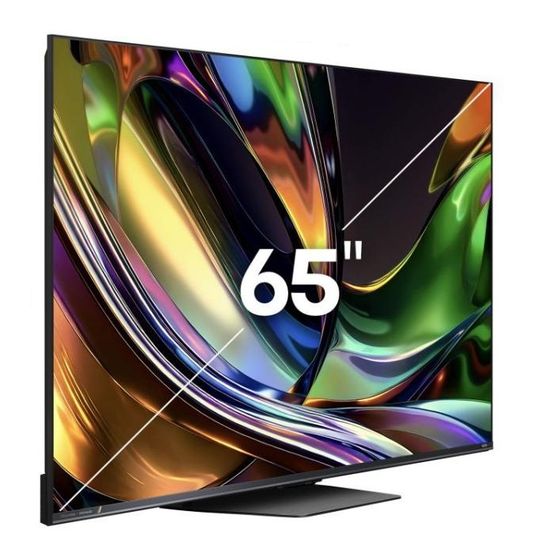 Hisense 65UR8DS MiniLed 165,1 cm (65 Zoll) Fernseher 4K Ultra HD VESA 400 x 300 mm  (Schwarz, Grau) f&uuml;r 1.999,00 Euro