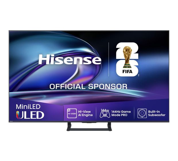 Hisense 75E8Q LED 190,5 cm (75 Zoll) Fernseher 4K Ultra HD VESA 600 x 400 mm  (Schwarz, Grau) f&uuml;r 1.148,00 Euro