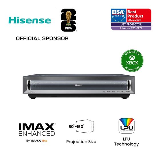 Hisense PX3 Pro TriChroma Smart Laser Cinema 4K  (Schwarz) f&uuml;r 2.360,00 Euro