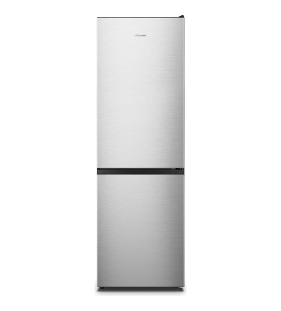 Hisense RB3N300NECA 147 l / 97 l Kühl-Gefrierkombi freistehend NoFrost 108 kWh Jahr  (Grau, Edelstahl) f&uuml;r 708,00 Euro