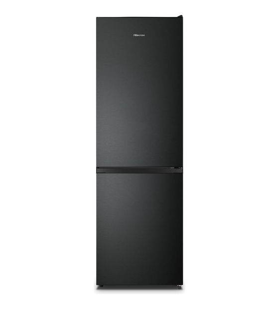 Hisense RB3N300NEFA 147 l / 97 l Kühl-Gefrierkombi freistehend NoFrost 108 kWh Jahr  (Schwarz, Edelstahl) f&uuml;r 708,00 Euro