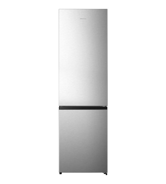 Hisense RB440N4ACA 238 l / 98 l Kühl-Gefrierkombi freistehend NoFrost 109 kWh Jahr  (Edelstahl) f&uuml;r 777,00 Euro