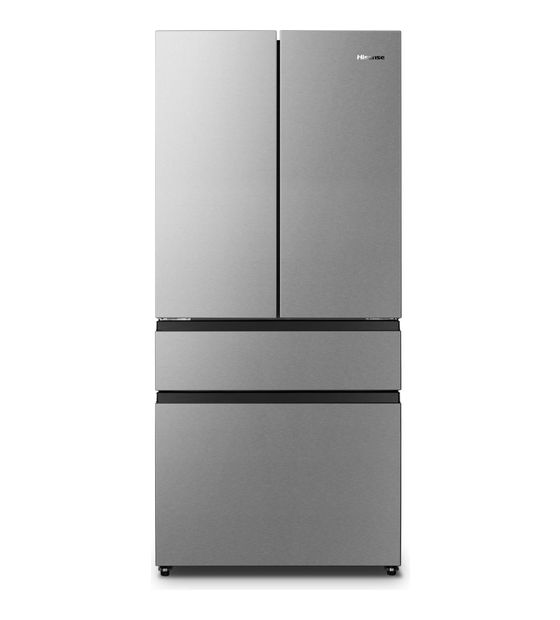 Hisense RF540N4SBI2 Side-by-Side Kühl-/ Gefrierkombination French Door 302 l / 128 l 310 kWh NoFrost 1817 mm x 794 mm  (Grau, Edelstahl) f&uuml;r 844,00 Euro