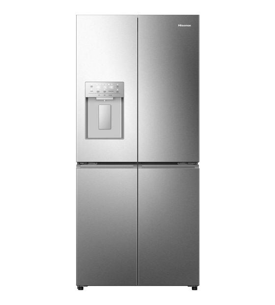 Hisense RQ5P470SYID Side-by-Side Kühl-/ Gefrierkombination 304 l / 87 l 235 kWh NoFrost 1785 mm x 794 mm  (Grau, Edelstahl) f&uuml;r 909,00 Euro
