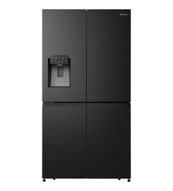 Hisense RQ760N4SBFE Side-by-Side Kühl-/ Gefrierkombination 352 l / 188 l 352 kWh NoFrost 1785 mm x 914 mm  (Schwarz) f&uuml;r 1.736,00 Euro