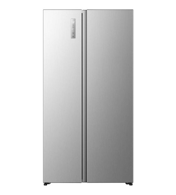 Hisense RS3P558NEIC Side-by-Side Kühl-/ Gefrierkombination 347 l / 197 l 204 kWh NoFrost 1786 mm x 911 mm  (Grau, Edelstahl) f&uuml;r 826,00 Euro