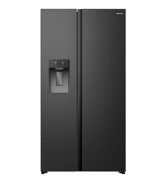 Hisense RS5P528STFE Side-by-Side Kühl-/ Gefrierkombination 347 l / 181 l 312 kWh NoFrost 1786 mm x 911 mm  (Schwarz) f&uuml;r 862,00 Euro