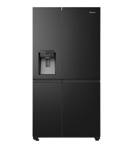 Hisense RS818N4TFC Side-by-Side Kühl-/ Gefrierkombination 417 l / 200 l 221 kWh NoFrost 1790 mm x 910 mm  (Schwarz) f&uuml;r 1.299,00 Euro