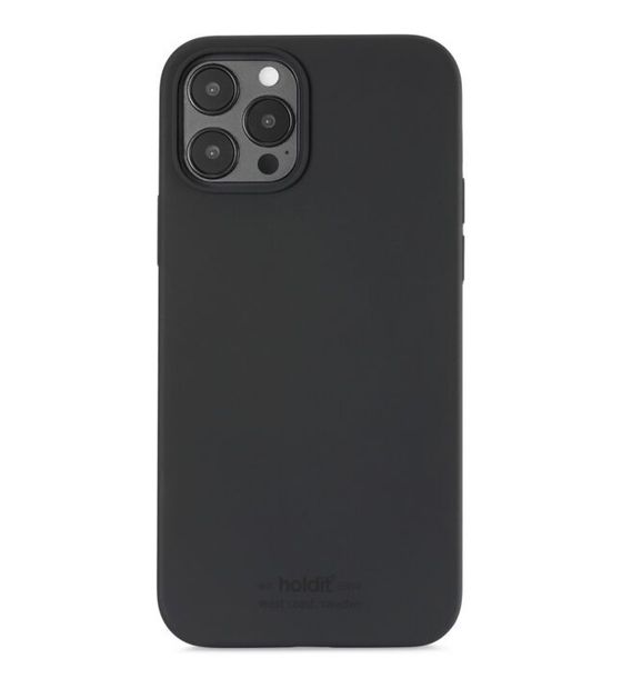 HoldIt Silicone Case Cover für Apple iPhone 12 Pro  (Schwarz) f&uuml;r 16,49 Euro