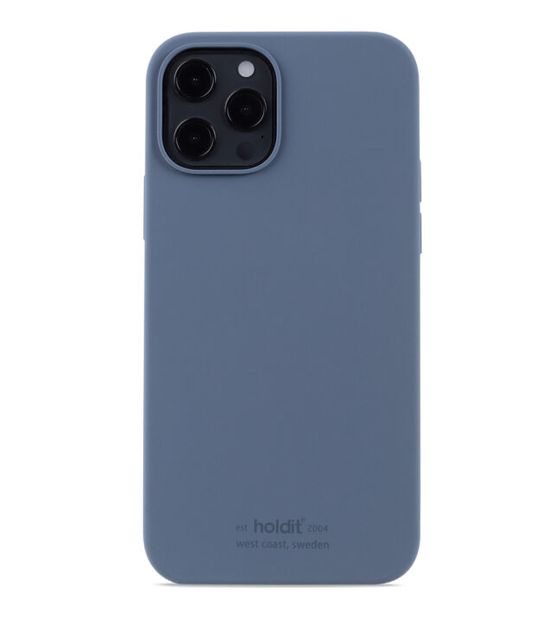 HoldIt Silicone Case Cover für Apple iPhone 12, iPhone 12 pro  (Blau) f&uuml;r 19,90 Euro