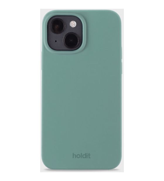 HoldIt Silicone Case Cover für Apple iPhone 14  (Grün) f&uuml;r 19,90 Euro