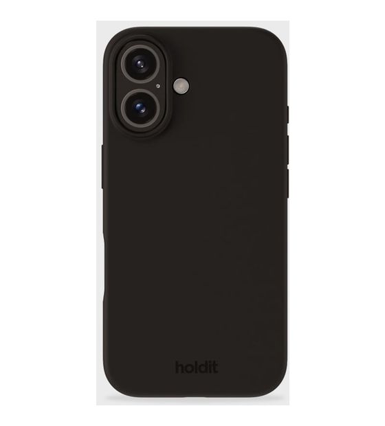HoldIt Silicone Case Cover für Apple iPhone 16  (Schwarz) f&uuml;r 17,99 Euro