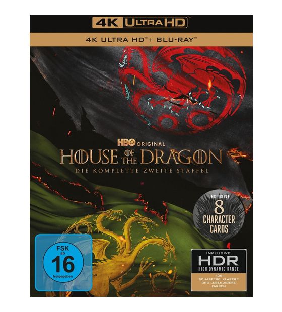 House Of The Dragon - Staffel 2 (4K Ultra HD BLU-RAY + BLU-RAY) f&uuml;r 39,99 Euro