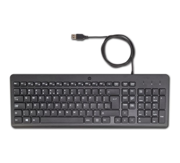 HP 150 Universal Tastatur USB  (Schwarz) f&uuml;r 21,99 Euro