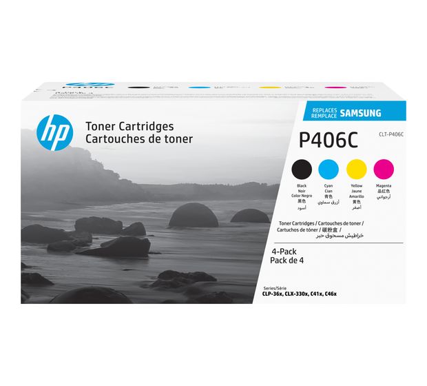 HP CLT-P406C/ELS Druckerpatronen Schwarz, Cyan, Magenta, Gelb f&uuml;r 206,99 Euro