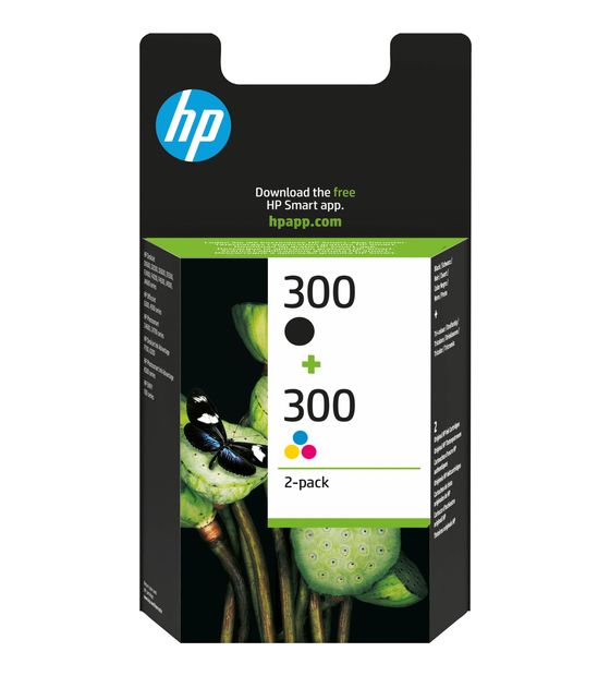 HP Nr.300 originale Druckerpatronen Schwarz, Cyan, Magenta, Gelb 200 Seiten f&uuml;r 68,99 Euro