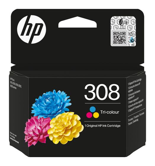 HP Nr.308 originale Druckerpatronen Cyan, Magenta, Gelb 500 Seiten f&uuml;r 20,38 Euro
