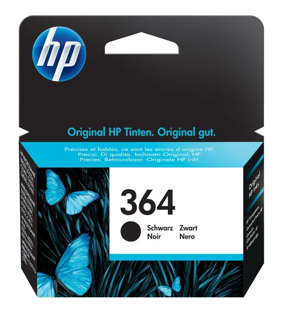 HP Nr.364 originale Druckerpatronen Schwarz 250 Seiten f&uuml;r 21,99 Euro