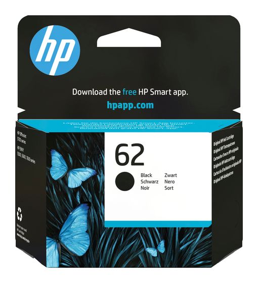 HP Nr.62 Druckerpatronen Schwarz 4 ml 200 Seiten f&uuml;r 27,49 Euro