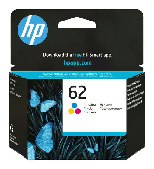 HP Nr.62 Druckerpatronen Cyan, Magenta, Gelb 4,5 ml f&uuml;r 32,49 Euro