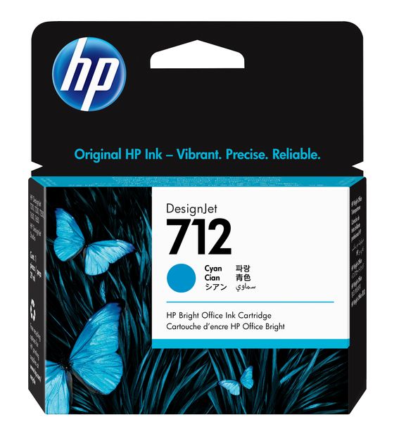 HP Nr.712 Druckerpatronen Cyan f&uuml;r 37,49 Euro