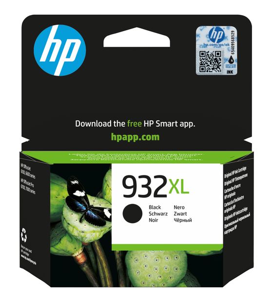 HP Nr.932XL originale Druckerpatronen Schwarz 22,5 ml 1000 Seiten f&uuml;r 61,99 Euro