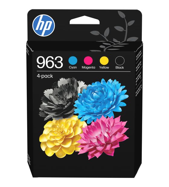 HP Nr.963 4er-Pack originale Druckerpatronen Schwarz, Cyan, Magenta, Gelb 47,86 ml 1000 Seiten f&uuml;r 115,99 Euro