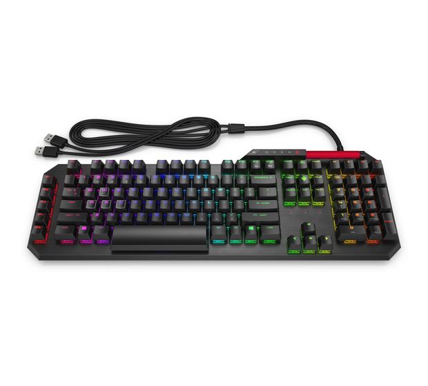 HP Omen Sequencer Gaming Tastatur USB  (Schwarz) f&uuml;r 179,99 Euro