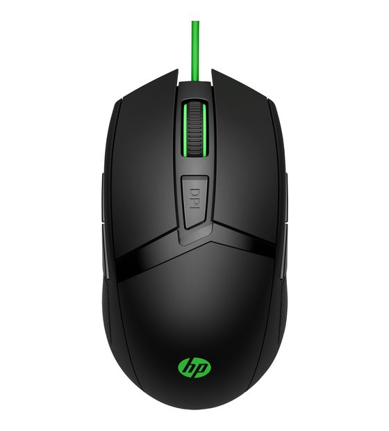 HP Pavilion Gaming 300 5000 DPI Gaming Maus Optisch  (Schwarz, Grün) f&uuml;r 34,99 Euro