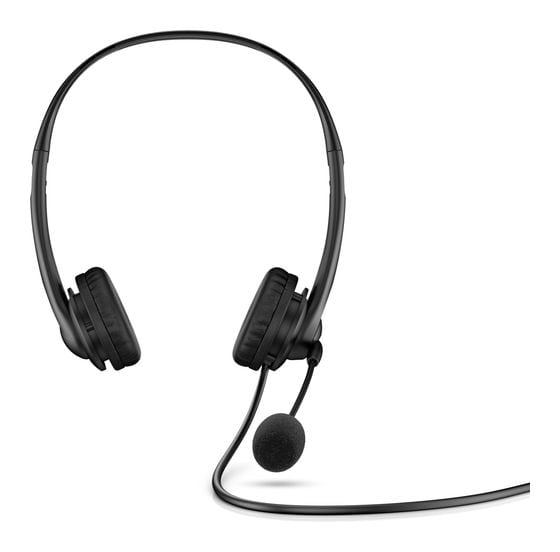 HP Stereo-USB-Headset G2 Ohraufliegender Kopfhörer Kabelgebunden  (Schwarz) f&uuml;r 20,99 Euro