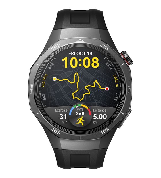 Huawei Watch GT5 Pro Digital 46 mm Smartwatch Rund IP69K 336 h 326 ppi  (Schwarz) f&uuml;r 188,00 Euro