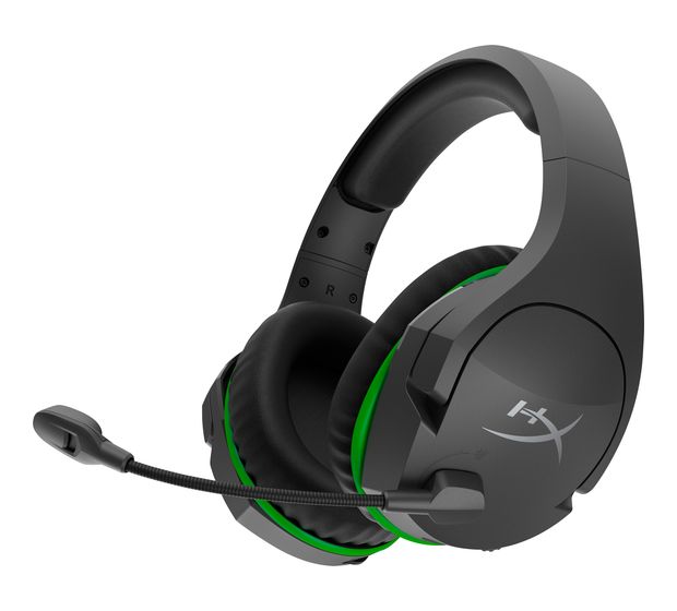 HyperX CloudX Stinger Core Wireless Over Ear Kopfhörer Kabelgebunden  (Schwarz, Grün) f&uuml;r 75,99 Euro