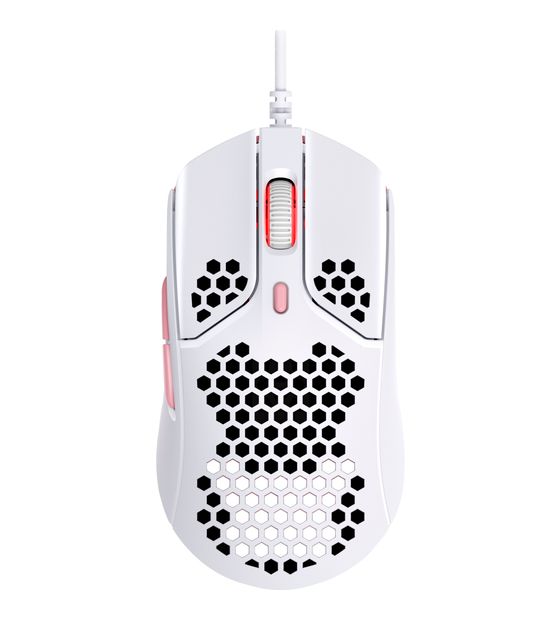 HyperX HyperX Pulsefire Haste 3200 DPI Gaming Maus Optisch  (Pink, Weiß) f&uuml;r 48,49 Euro